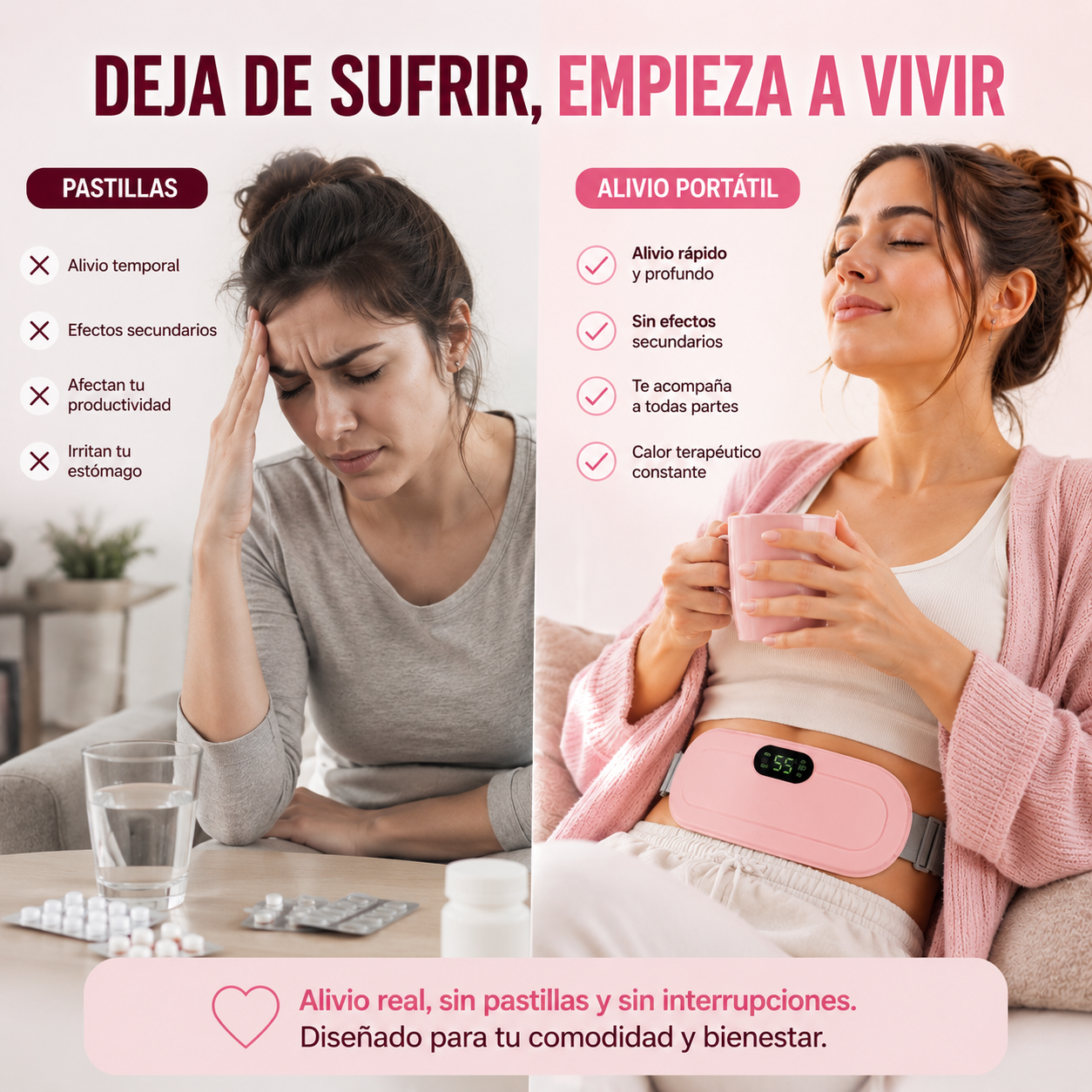 Mc - Cinturon Térmico Menstrual