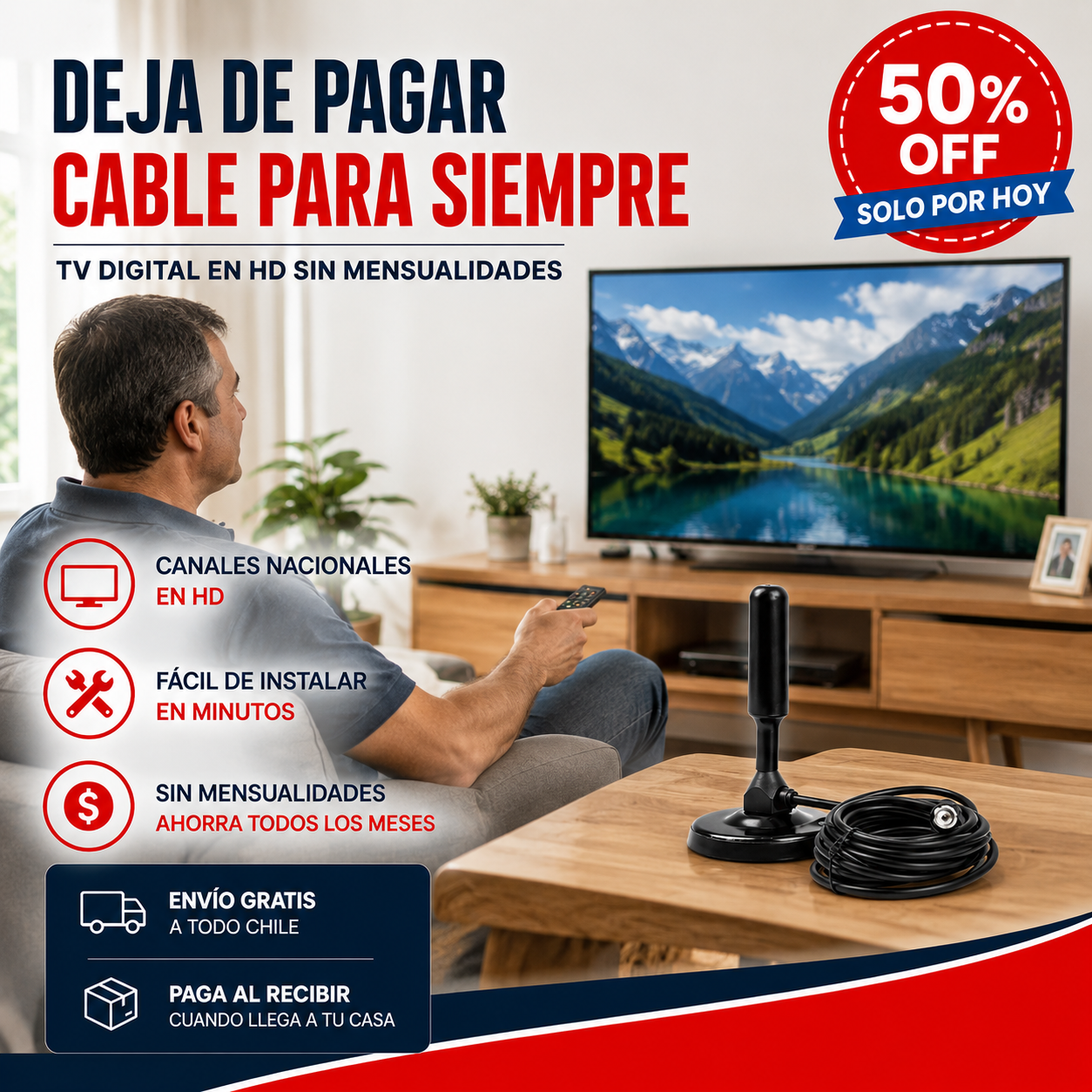 ANTENA TV DIGITAL HD