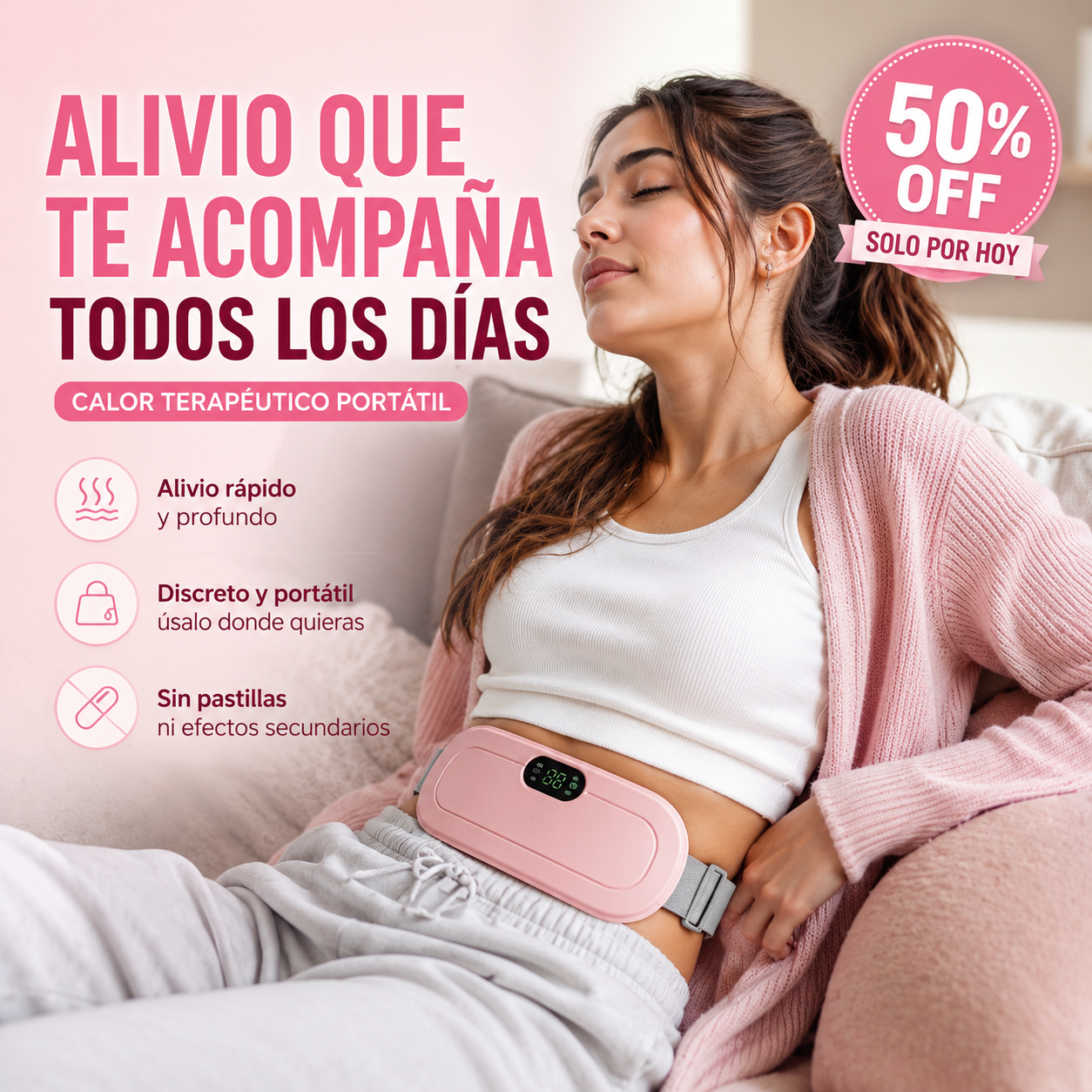 Mc - Cinturon Térmico Menstrual