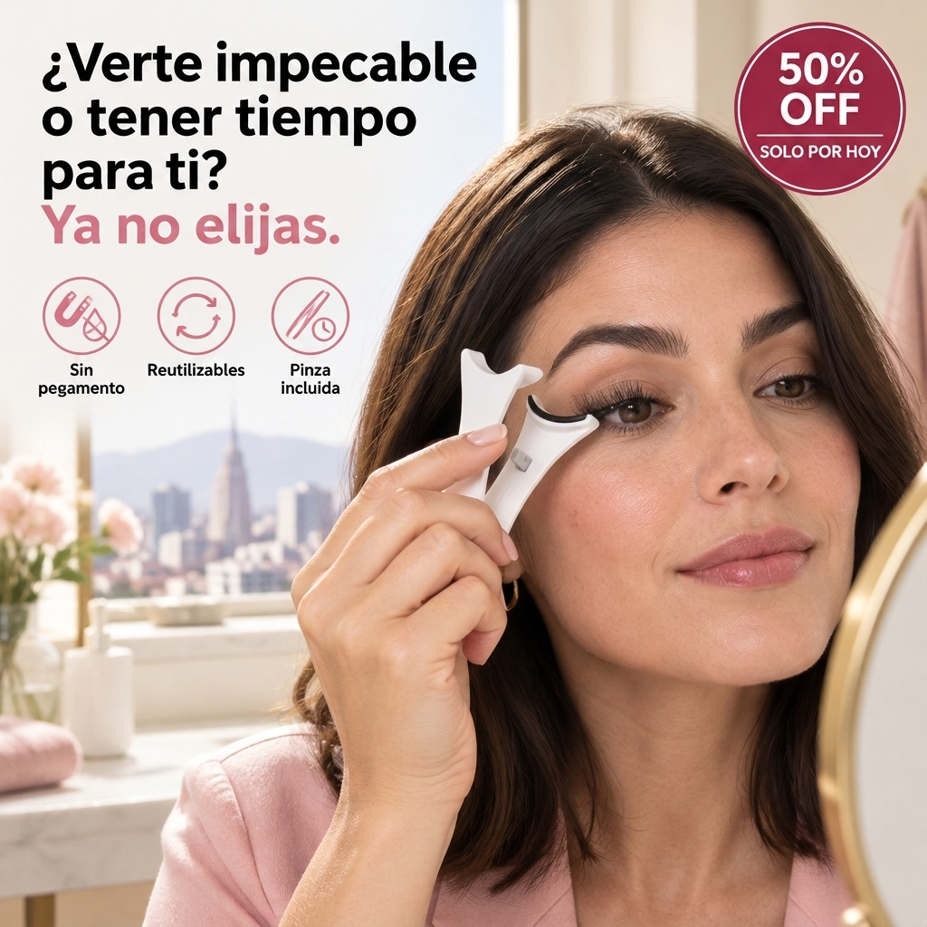 Pestañas magneticas reutilizables - Pretty Eyes