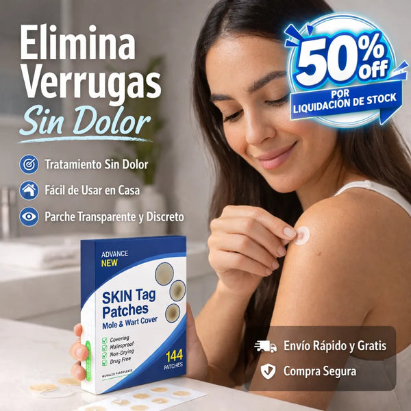 Skin Tags® - Parches para verrugas 144 unidades