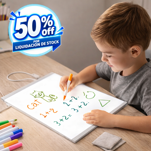 Pizarra Lampara LED Acrílica +7 Colores