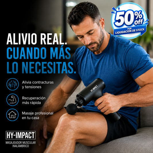 HY-IMPACT Masajeador Terapia Percusión