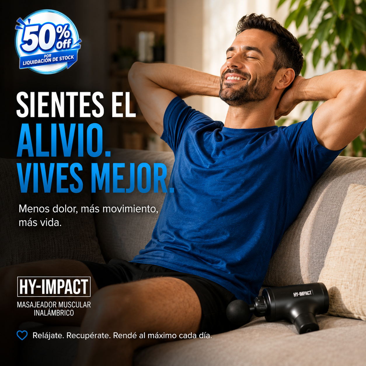 HY-IMPACT Masajeador Terapia Percusión