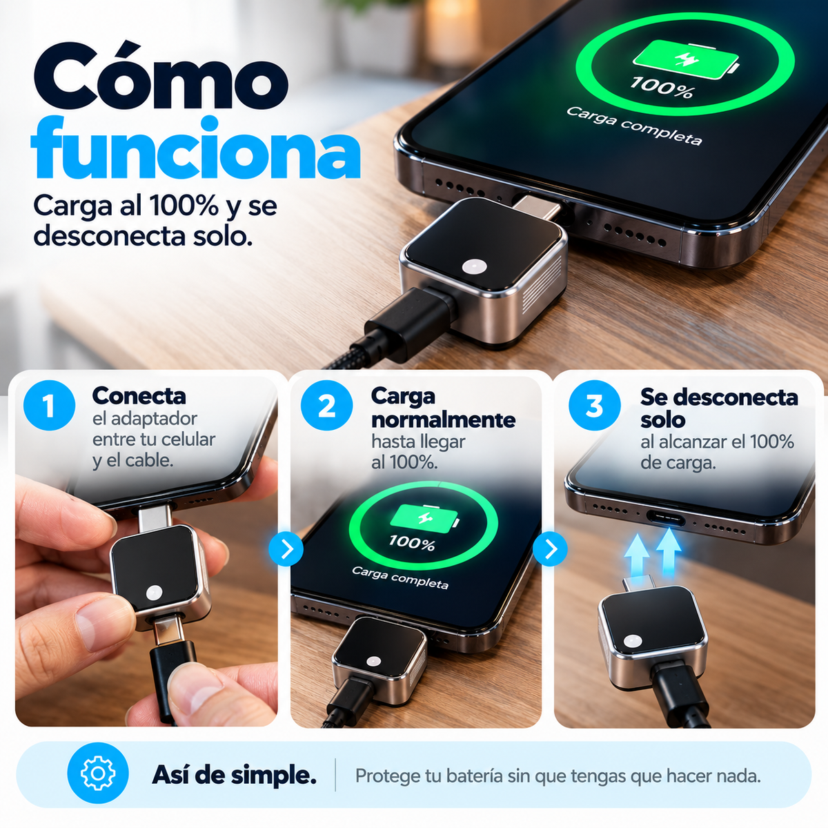 Protector bateria - desconector automático
