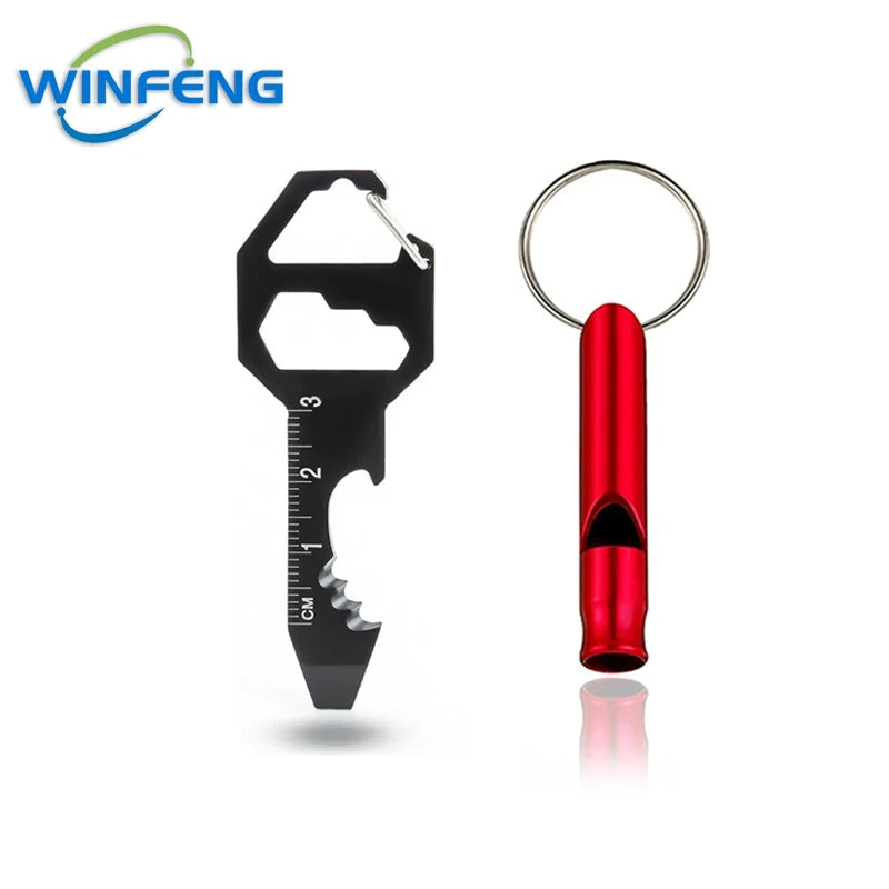 Llave de supervivencia+silbato
