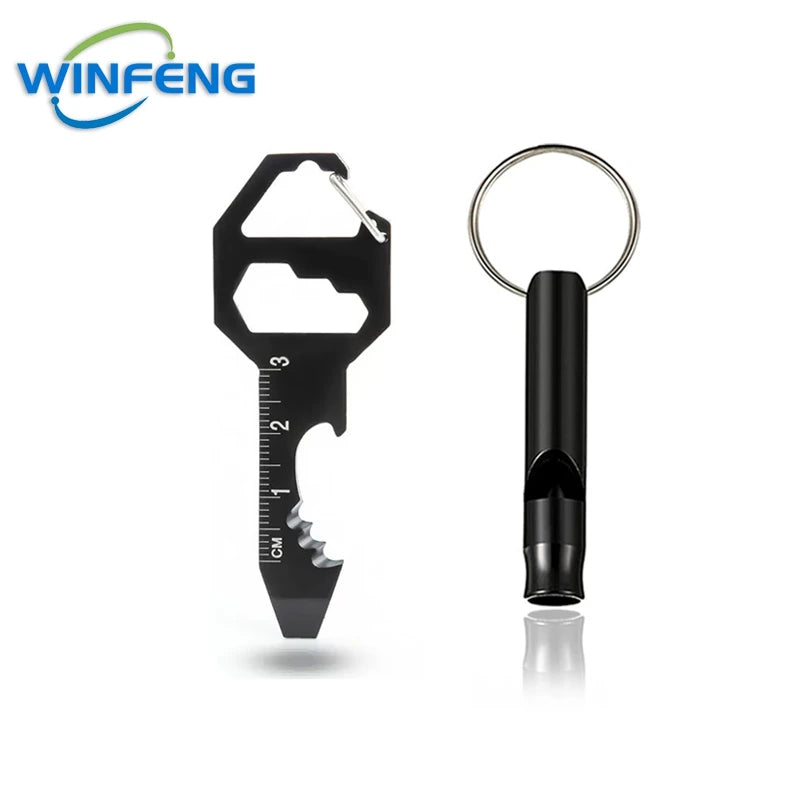 Llave de supervivencia+silbato