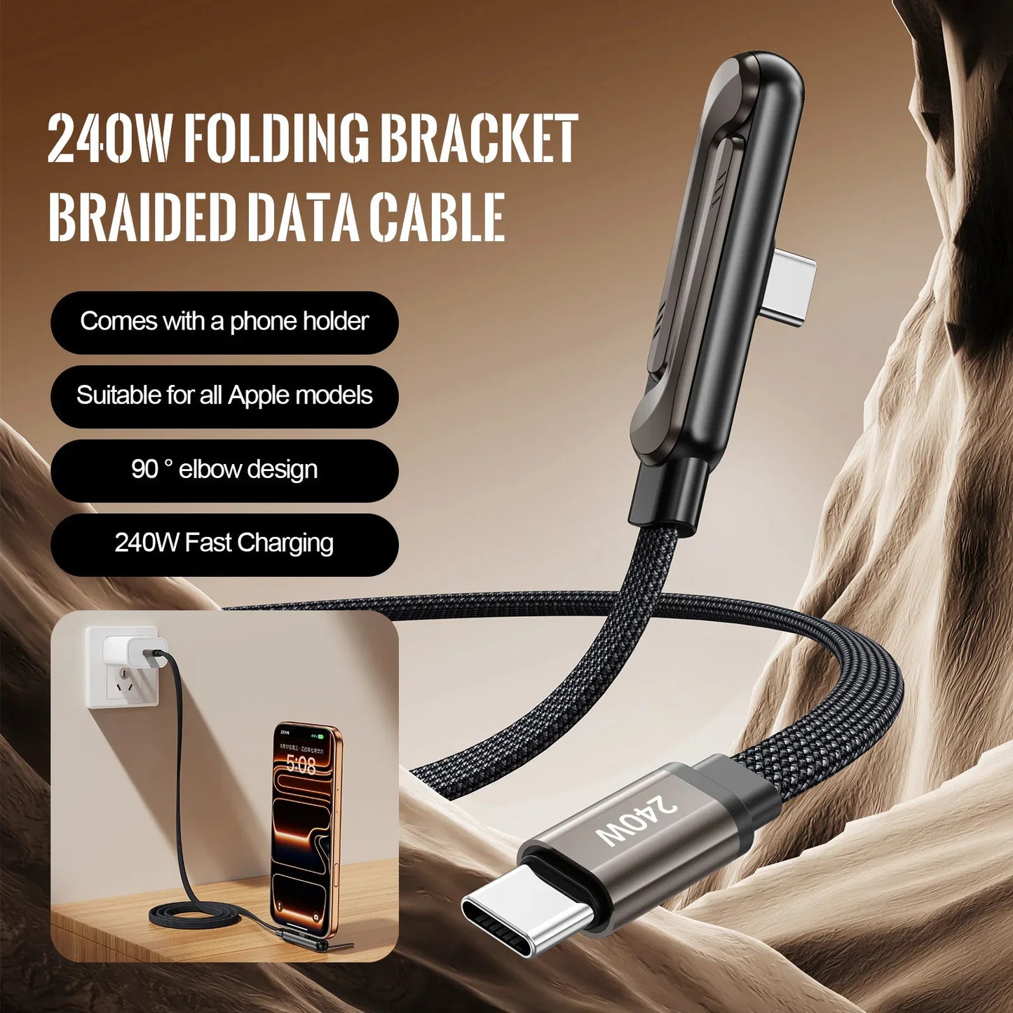 Type-C 140W Physical-Disconnect Battery Guard Anti-Overcharge Protection for Safe Overnight Charging Smart Auto Stop Charging