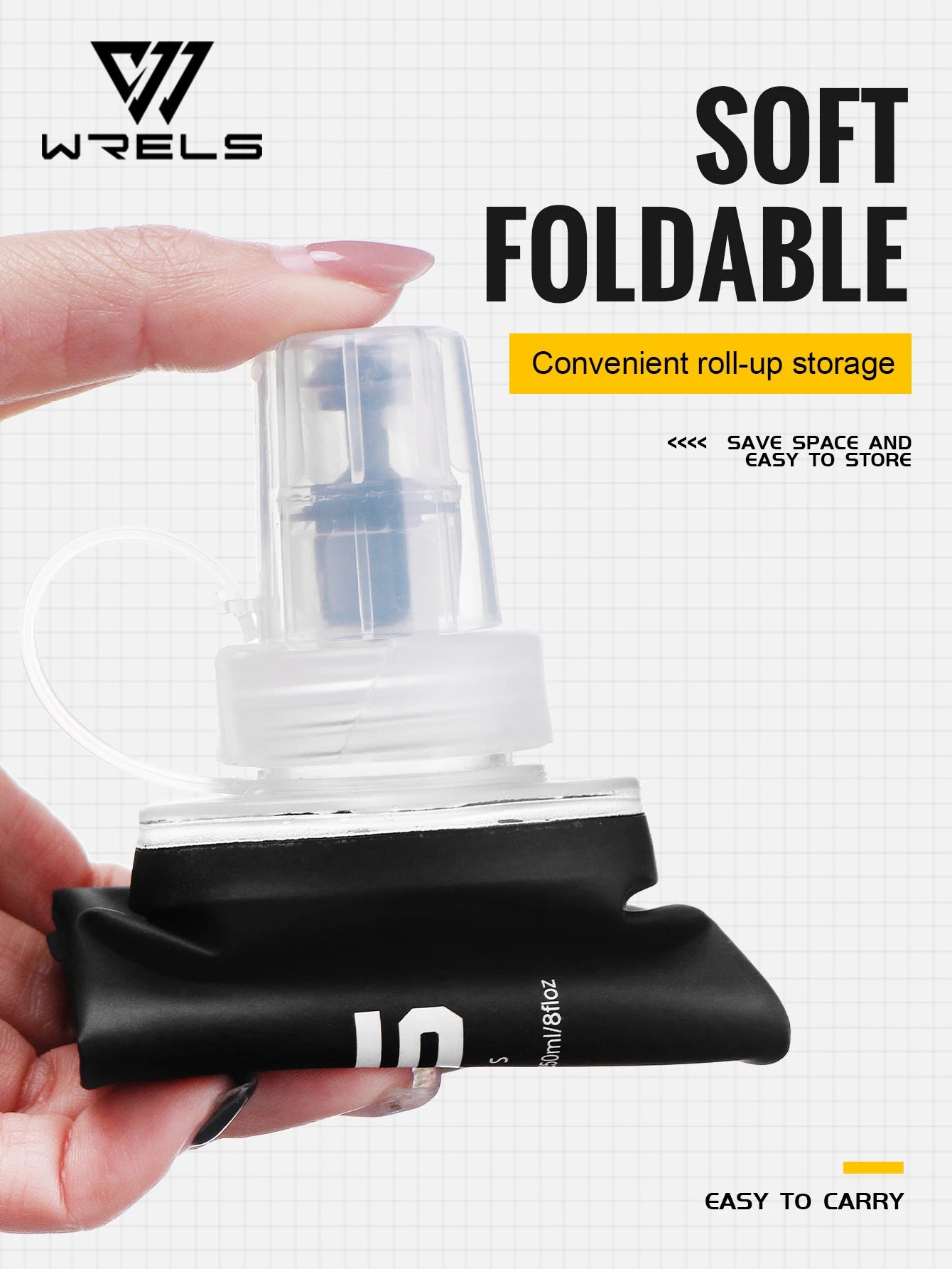 Botella ultra liviana-plegable 500ml